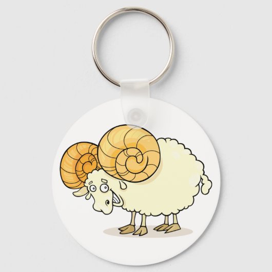 Ram Sheep Sleutelhanger (Voorkant)