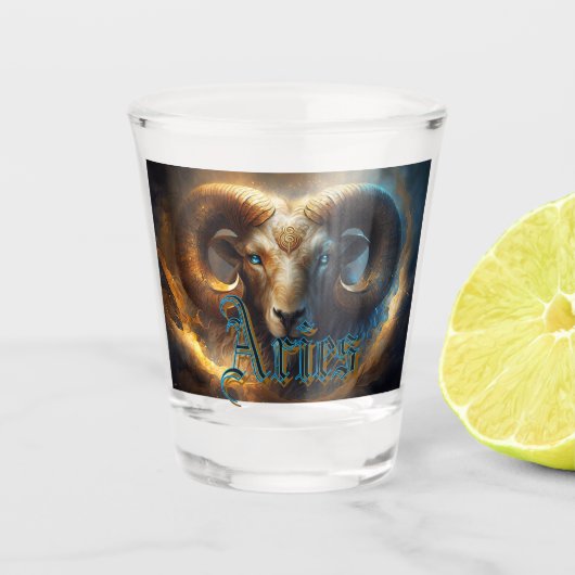 Ram Shot Glas (Voorkant)