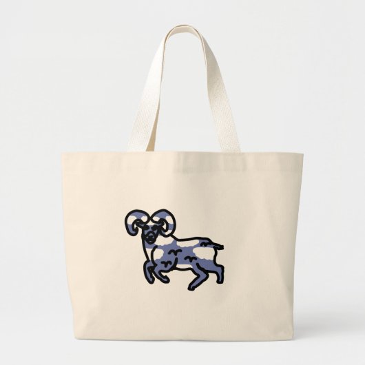 Ram Sign Sky Tote Bag (Voorkant)