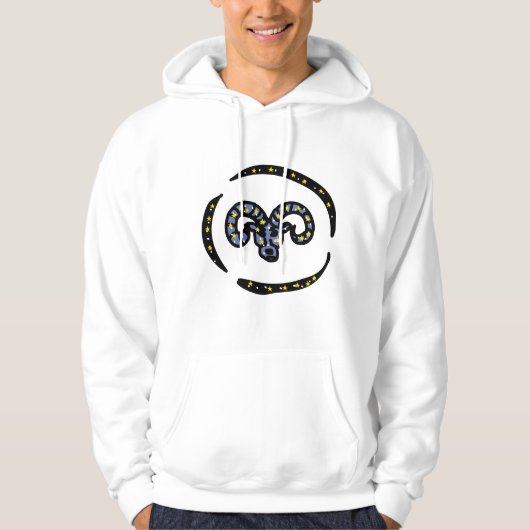 Ram Sign Sweatshirt – Aries Vibe Apparel (Voorkant)