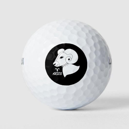 Ram Silhouet Golfballen (Voorkant)