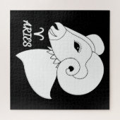 Ram Silhouet Legpuzzel (Horizontaal)