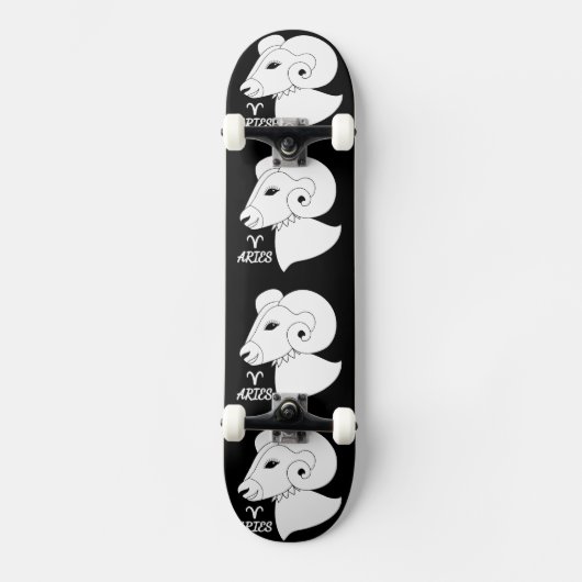Ram Silhouet Persoonlijk Skateboard (Voorkant)