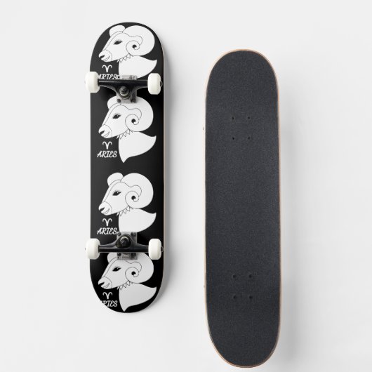 Ram Silhouet Persoonlijk Skateboard (Voorkant)