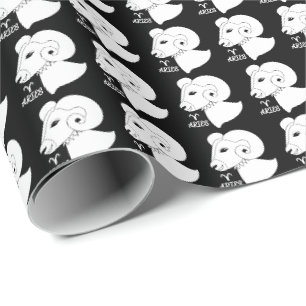 Ram Silhouet Wrapping Papier