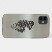 Ram Silhouette met metallisch effect Case-Mate iPhone Case (Achterkant (horizontaal))