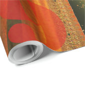 Ram Sinaasappel Vrouw: Gotische Ram Antiek Art Col Cadeaupapier (Rol Hoek)