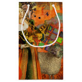 Ram Sinaasappel Vrouw: Gotische Ram Antiek Art Col Klein Cadeauzakje (Achterkant)