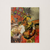 Ram Sinaasappel Vrouw: Gotische Ram Antiek Art Col Legpuzzel (Verticaal)