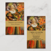 Ram Sinaasappel Vrouw: Gotische Ram Antiek Art Col Visitekaartje (Voorkant / Achterkant)