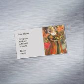 Ram Sinaasappel Vrouw: Gotische Ram Antiek Art Col Visitekaartje Magneet (Voorbeeld)