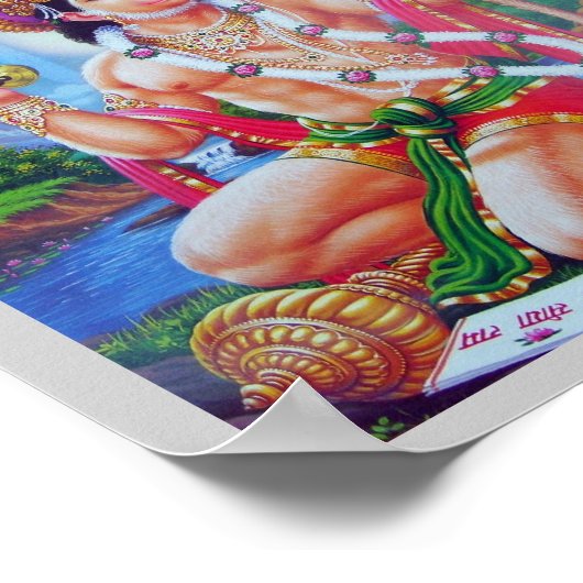 Ram-Sita-Hanumana Poster (Hoek)