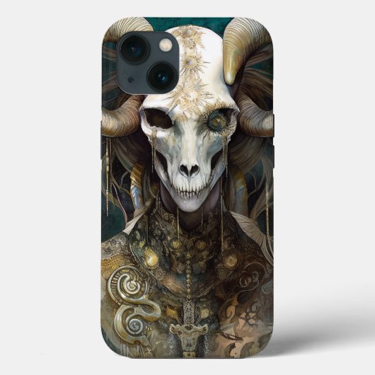 Ram Skull Surreal Fantasy Art Case-Mate iPhone Case (Achterkant)