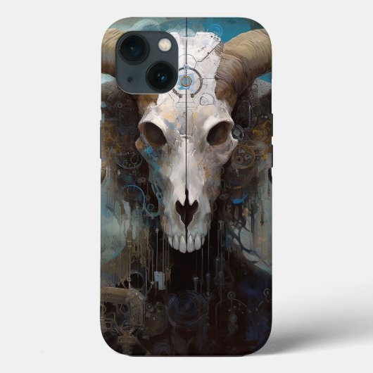 Ram Skull Surreal Fantasy Art Case-Mate iPhone Case (Achterkant)