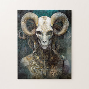 Ram Skull Surreal Fantasy Art Legpuzzel
