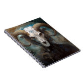 Ram Skull Surreal Fantasy Art Notitieboek (Rechterzijde)