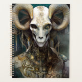Ram Skull Surreal Fantasy Art Planner (Voorkant)