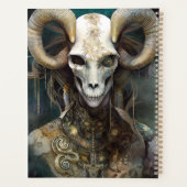 Ram Skull Surreal Fantasy Art Planner (Achterkant)