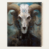 Ram Skull Surreal Fantasy Art Planner (Achterkant)