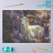 Ram Slapen in Wisteria Bloemen Decoupage Tissuepapier (Craft)