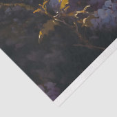 Ram Slapen in Wisteria Bloemen Decoupage Tissuepapier (Detail)