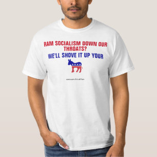 Ram Socialisme onderaan onze Throats laat het T-Sh T-shirt
