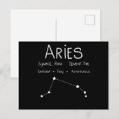 Ram Sterrenbeeld Astrologie Cadeau Briefkaart (Voorkant / Achterkant)