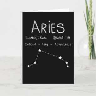 Ram Sterrenbeeld Astrologie Cadeau Kaart