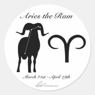 Ram sterrenbeeld/dierenriem Stickers