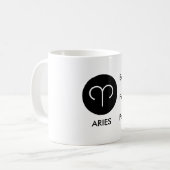 Ram Sterrenbeeld Eigenschappen Dapper Onbevreesd H Koffiemok (Voorkant links)