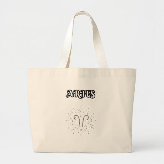 ram sterrenbeeld grote tote bag