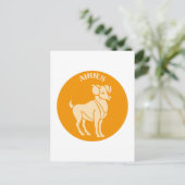 Ram, Sterrenbeeld, Horoscoop, Astrologie Briefkaart (Staand voorkant)