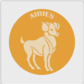 Ram, Sterrenbeeld, Horoscoop, Astrologie Sticker (Voorkant)