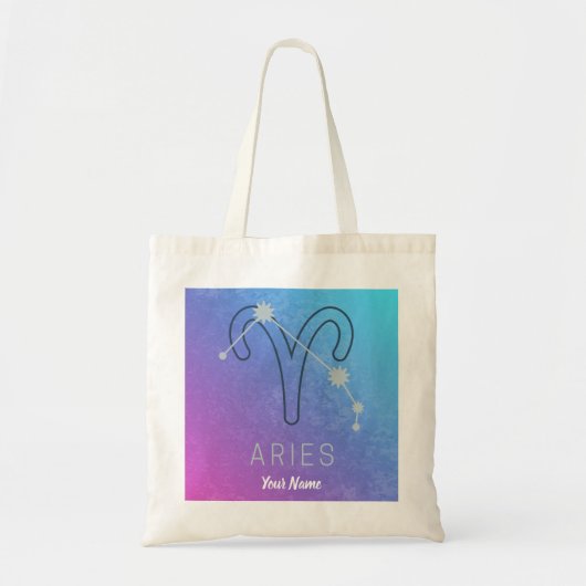 Ram Sterrenbeeld Horoscoop Sterrenbeeld Sterrenbee Tote Bag (Voorkant)