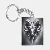 Ram sterrenbeeld mannelijke stijl sleutelhanger (Voorkant Links)