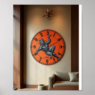 Ram Sterrenbeeld Muur Kunst Printbaar | Krachtige Poster