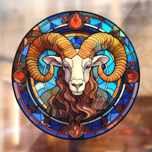 Ram Sterrenbeeld Nep Gebrandschilderd Glas Raam Raamsticker (Vel 2)