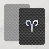 Ram Sterrenbeeld op Koolstofvezel Print (Voorkant / Achterkant)