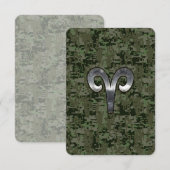 Ram Sterrenbeeld op Woodland Groen Digitaal Camo (Voorkant / Achterkant)