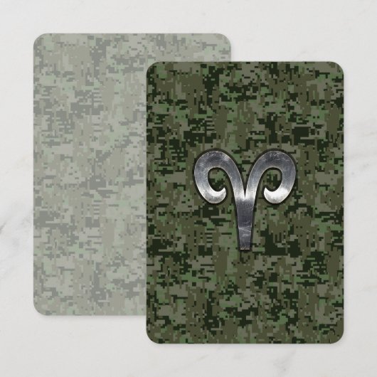 Ram Sterrenbeeld op Woodland Groen Digitaal Camo (Voorkant / Achterkant)