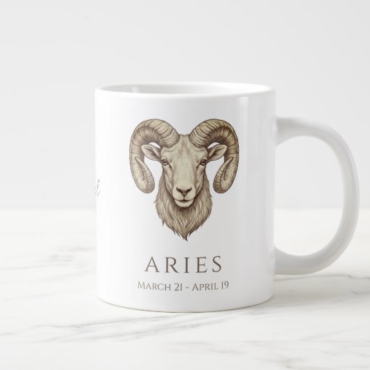 Ram Sterrenbeeld Persoonlijke Naam & Geboortedatum Grote Koffiekop (Rechts)