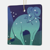 Ram sterrenbeeld,  sterrenbeeld keramisch ornament (Links)