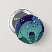 Ram sterrenbeeld,  sterrenbeeld ronde button 5,7 cm (Voorkant /achterkant)