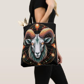 Ram Sterrenbeeld Tote Bag (Dichtbij)