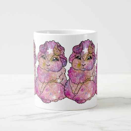 Ram Sterrenbeeld Verjaardag Grote Koffiekop (Voorkant)