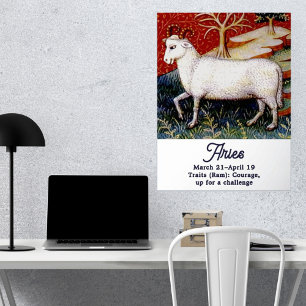 Ram sterrenbeeld Verjaardagsfeest Folie Afdrukken