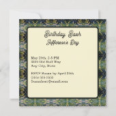 Ram sterrenbeeld Verjaardagsfeest Kaart (Achterkant)