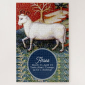 Ram sterrenbeeld Verjaardagsfeest Legpuzzel (Verticaal)