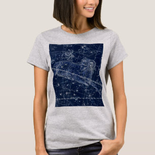 Ram Sterrenbeeld Vintage Illustratie T-shirt