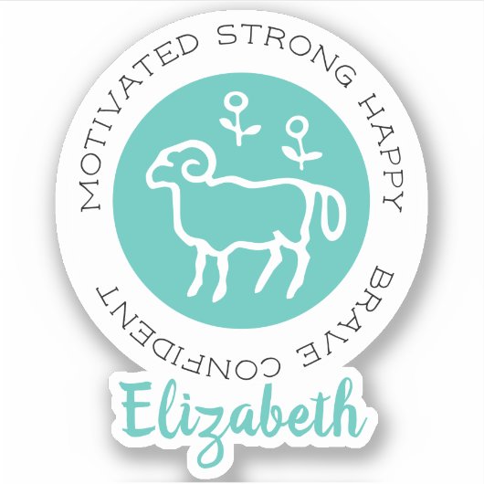 Ram Sticker (Voorkant)